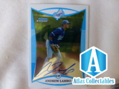 2008 Bowman Chrome Andrew Lambo Rc Auto # BCP267